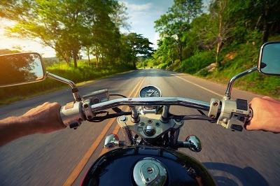 image of motorcycle rider in texas